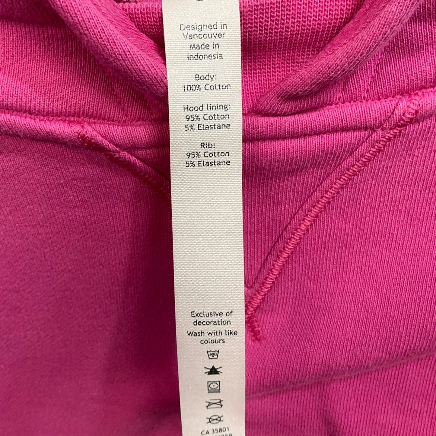 Athletic Sweatshirt Hoodie By Lululemon In Pink, Size: Xl