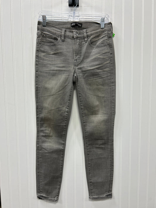 Jeans Skinny By J. Crew In Grey, Size:4