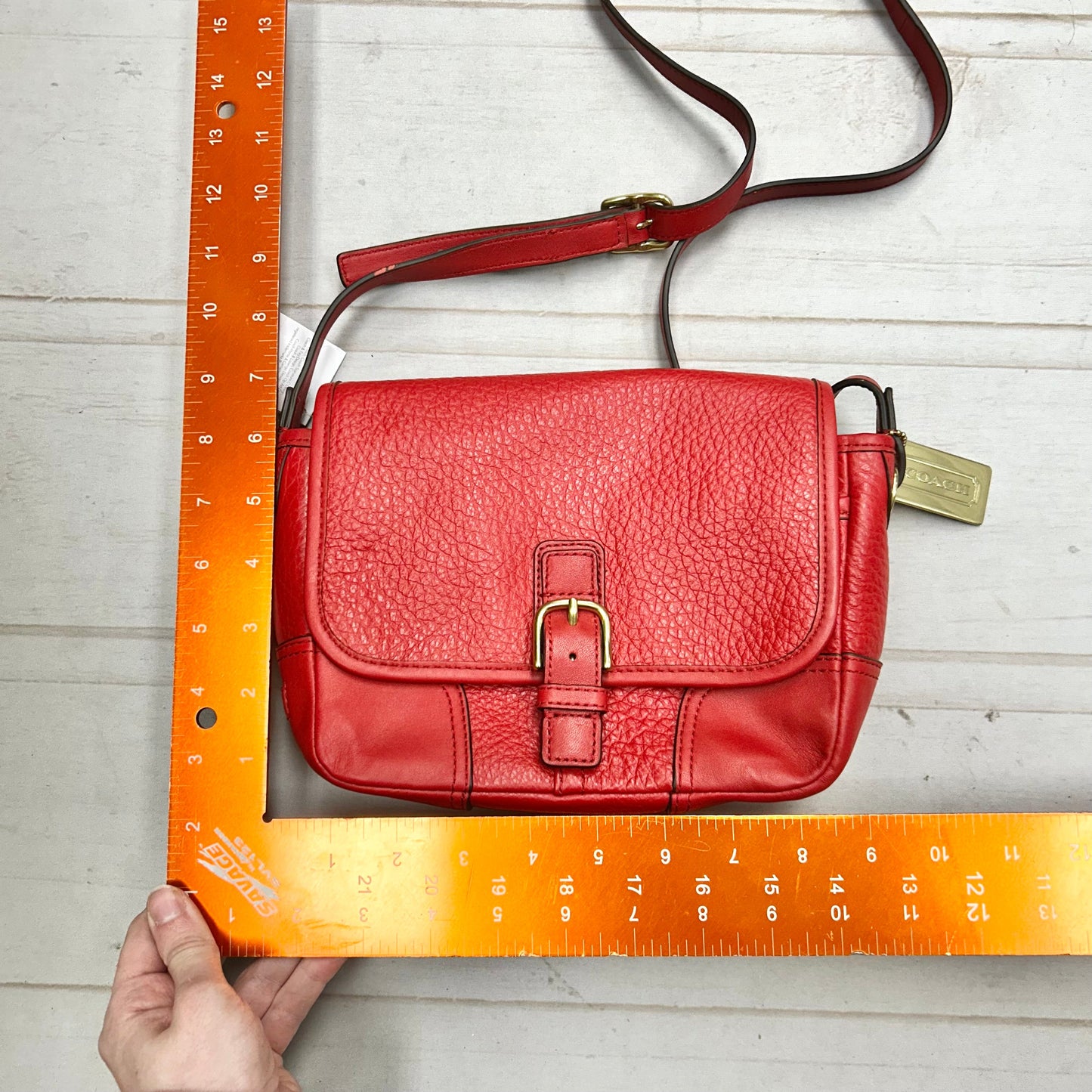 Crossbody Designer By Coach, Size: Small