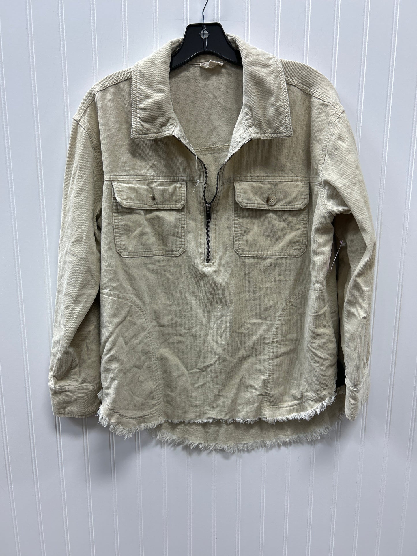 Top Ls By Hem & Thread In Tan, Size:M