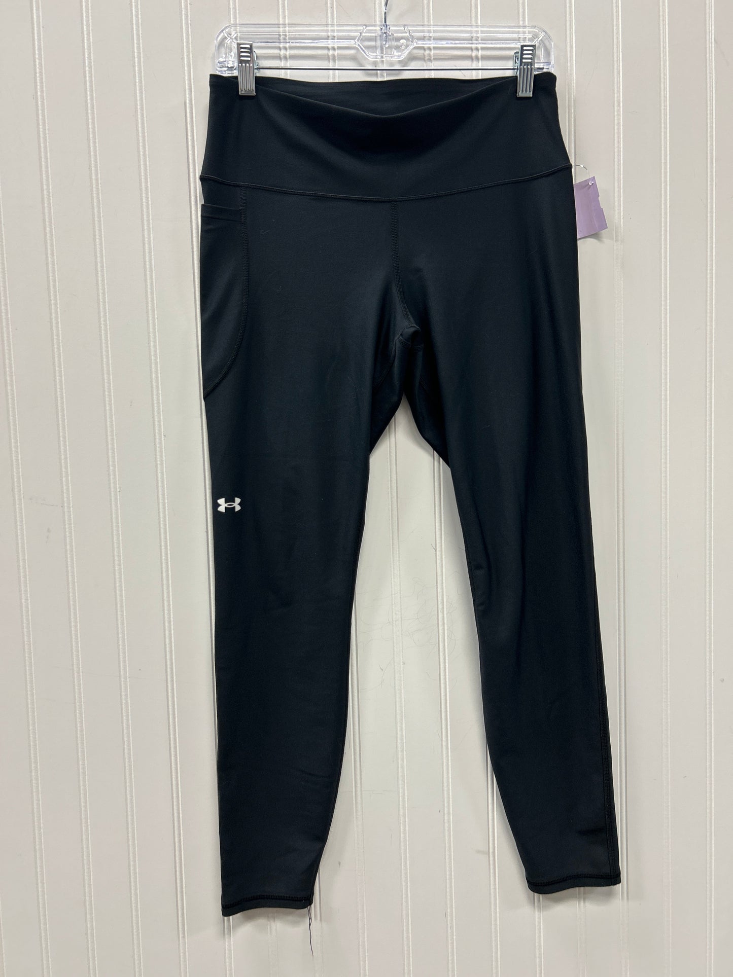 Athletic Leggings By Under Armour In Black, Size:L