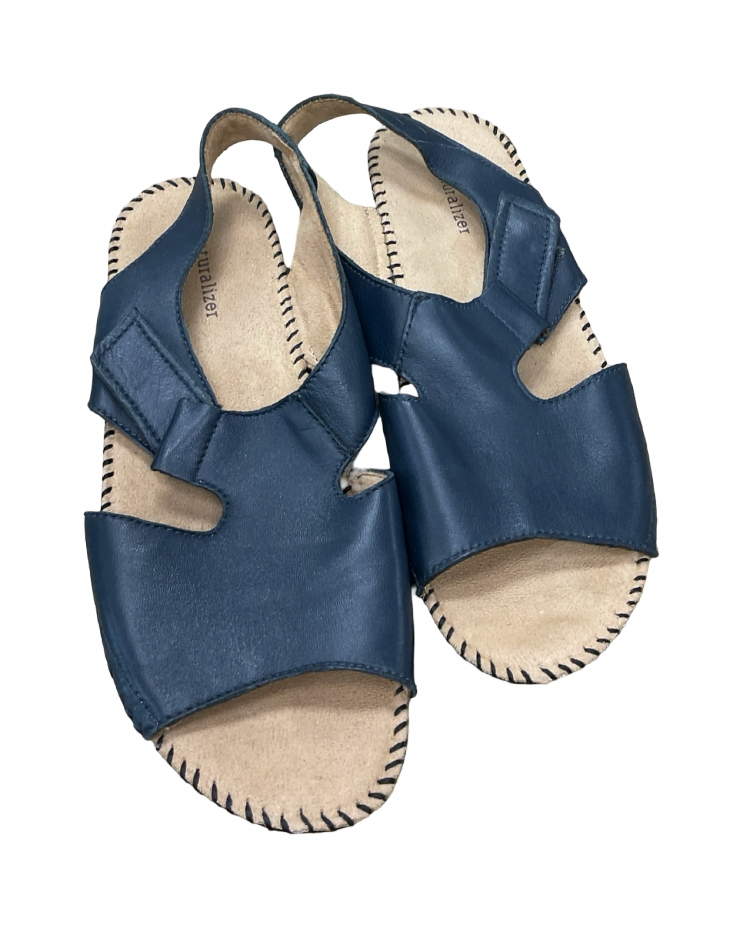 Sandals Flats By Naturalizer In Blue, Size:9