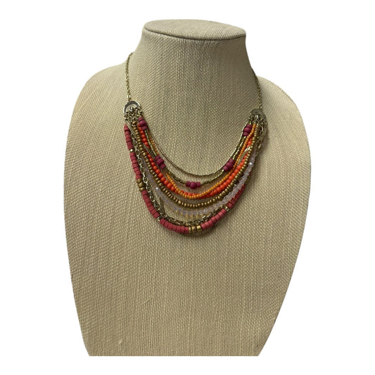 Necklace Layered By Limited In Orange