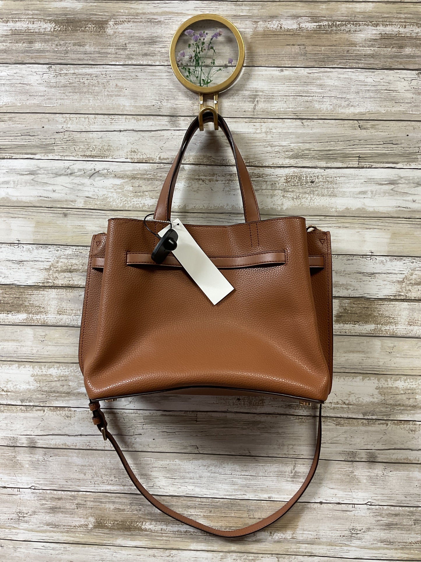 Handbag Designer By Michael Kors In Brown, Size:Medium