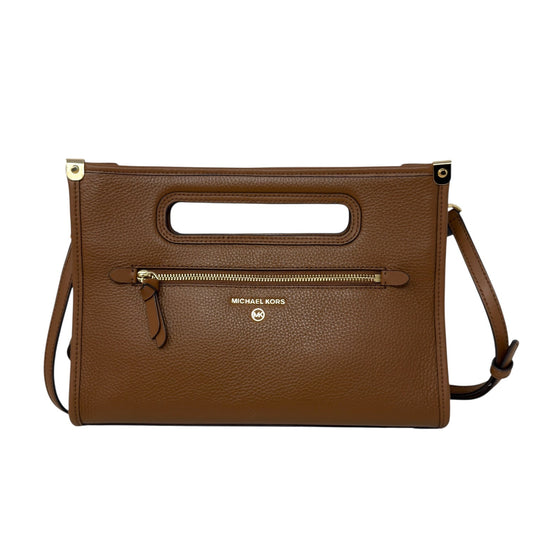 Jane Leather Convertible Clutch By Michael By Michael Kors, Size: Medium