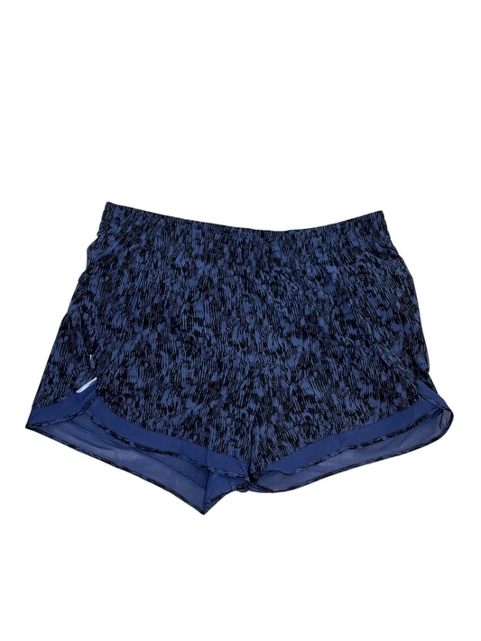 Athletic Shorts By Athleta In Black & Blue, Size:1X