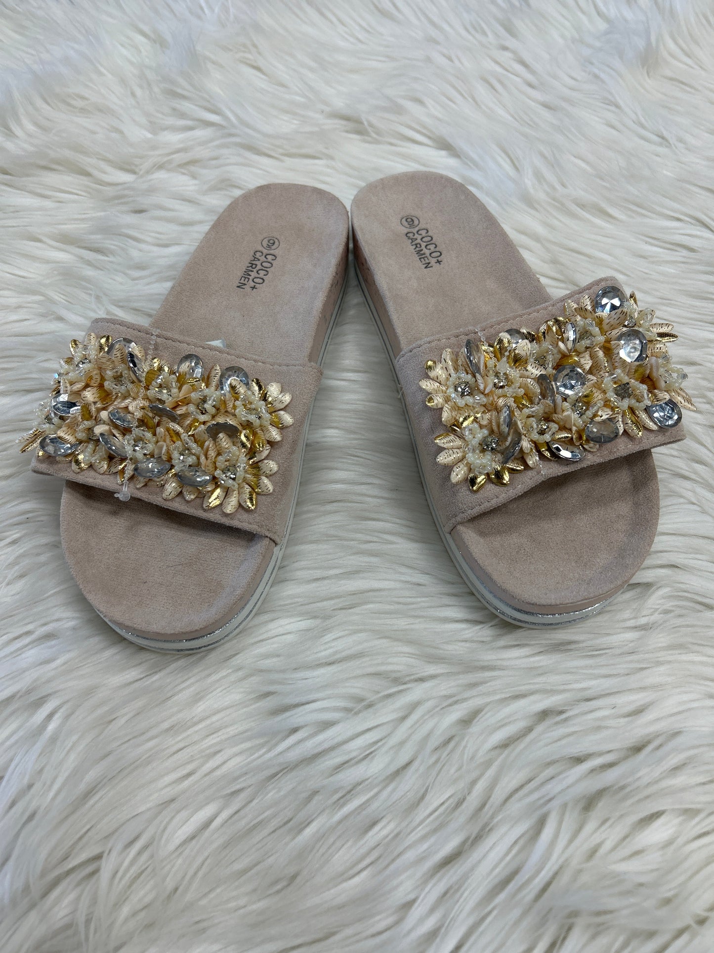 Sandals Flats By Coco And Carmen In Pink, Size:9