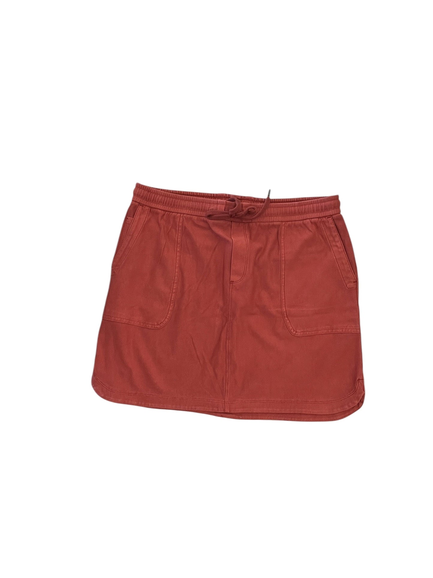 Athletic Skirt By Athleta In Orange, Size:L