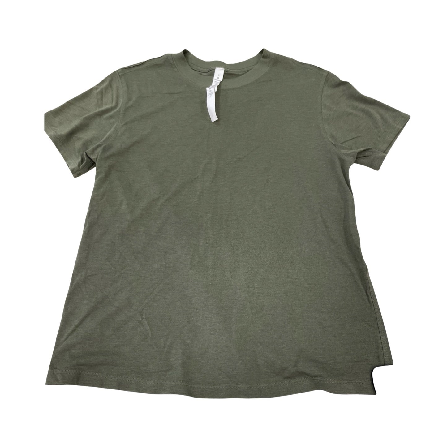 Athletic Top Ss By Lululemon In Green, Size:2