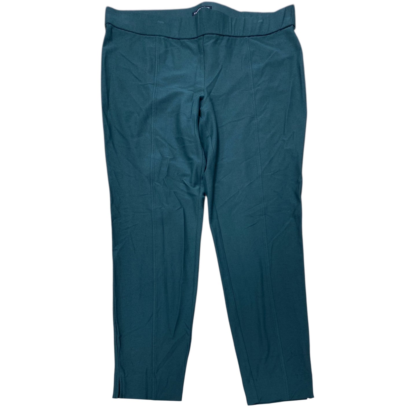Pants Designer By Eileen Fisher In Green, Size:L