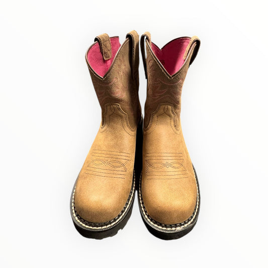 Boots Western By Ariat In Brown, Size:7