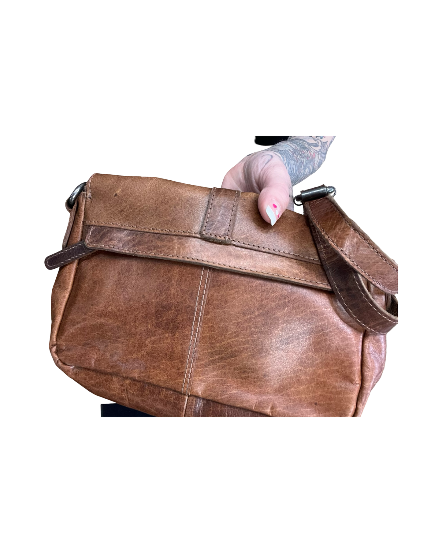 Crossbody By Clothes Mentor In Brown, Size:Small