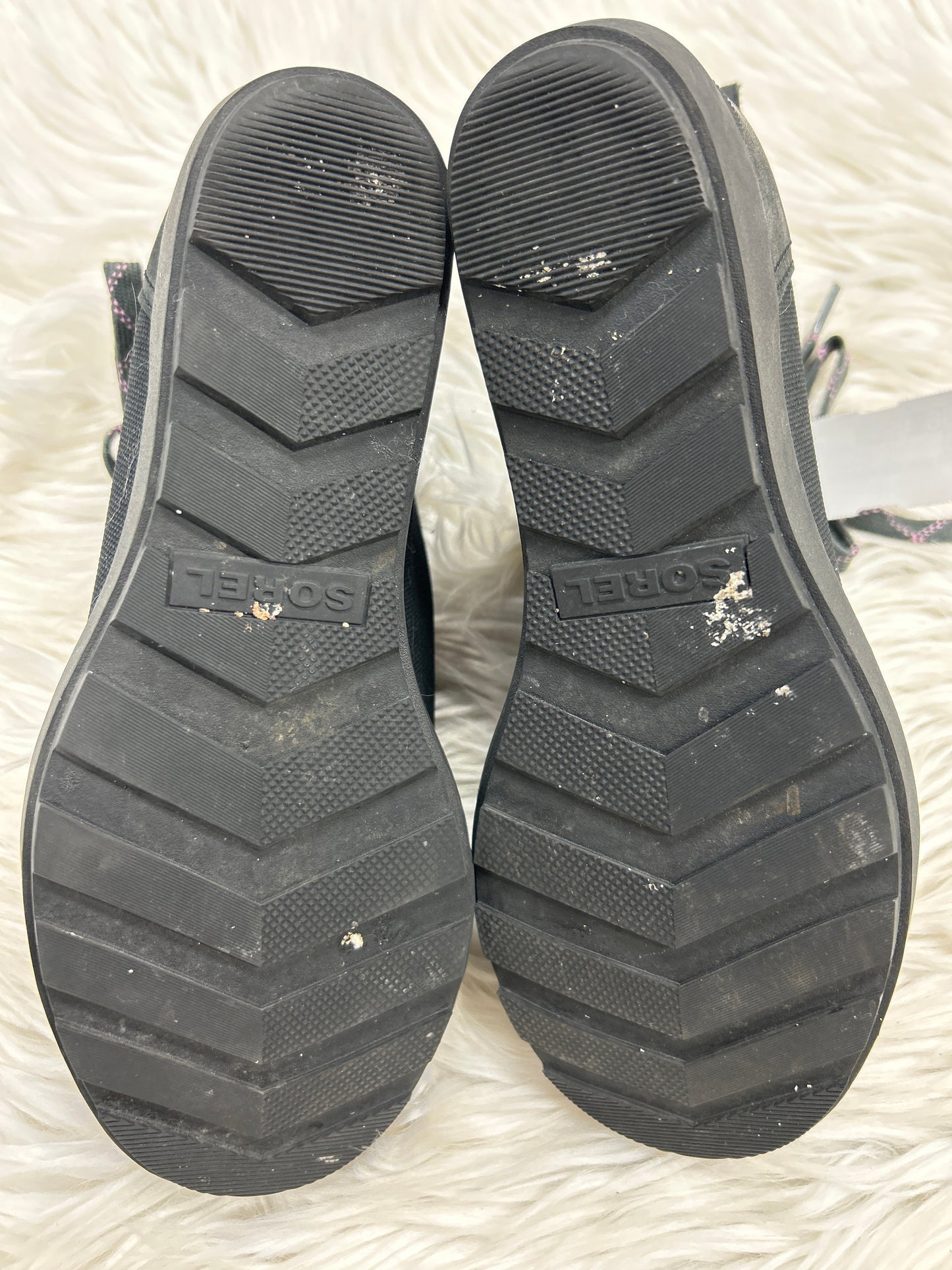 Boots Ankle Flats By Sorel In Black, Size:9
