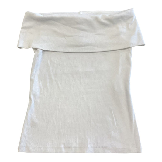 Top Sleeveless By Loft In White, Size:M