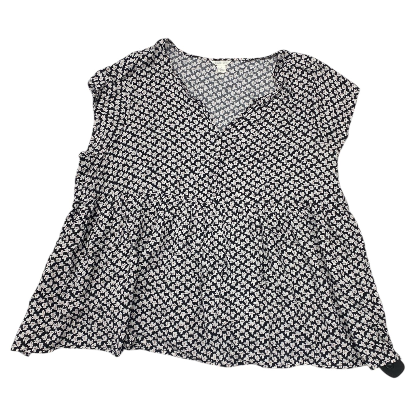 Top Ss By Caslon In Floral Print, Size:3X