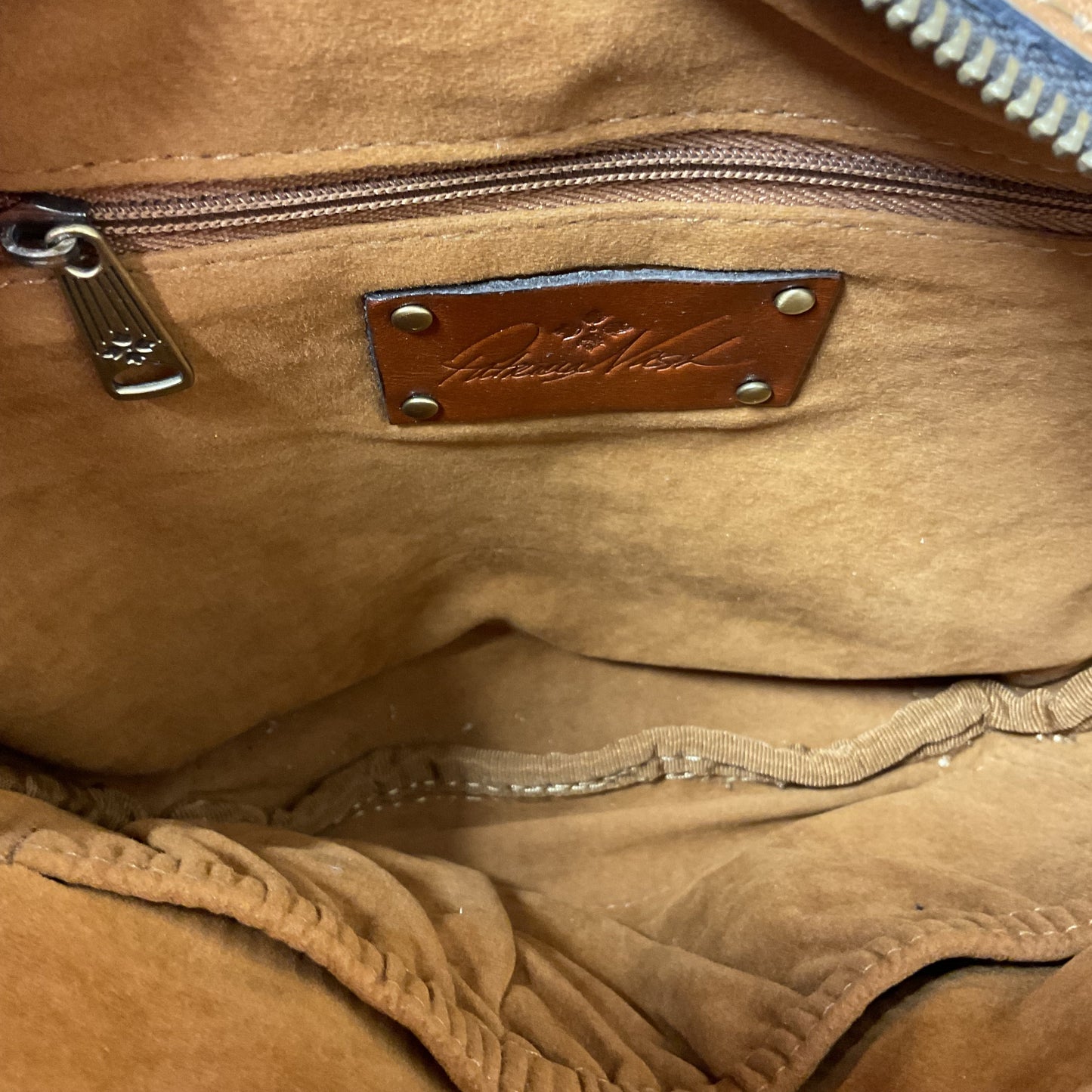 Crossbody Designer By Patricia Nash In Brown, Size:Small