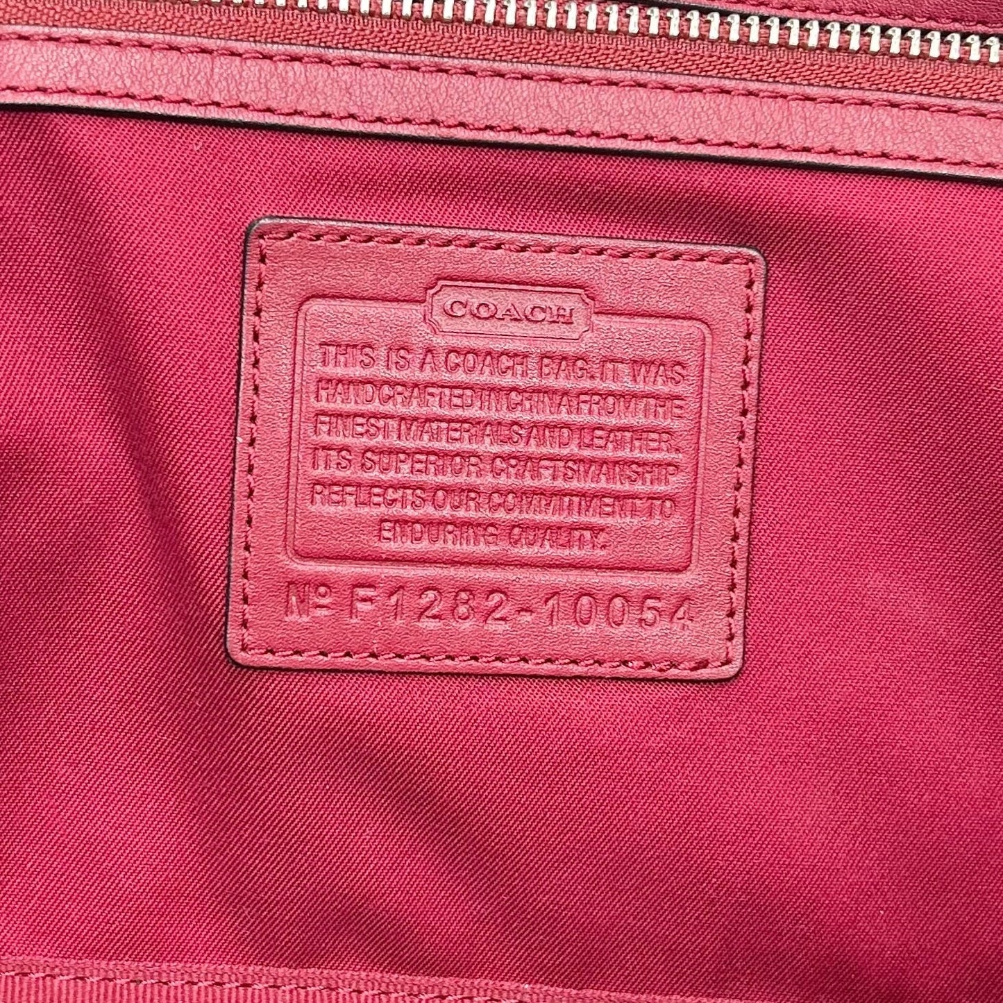 Handbag Designer By Coach, Size: Large