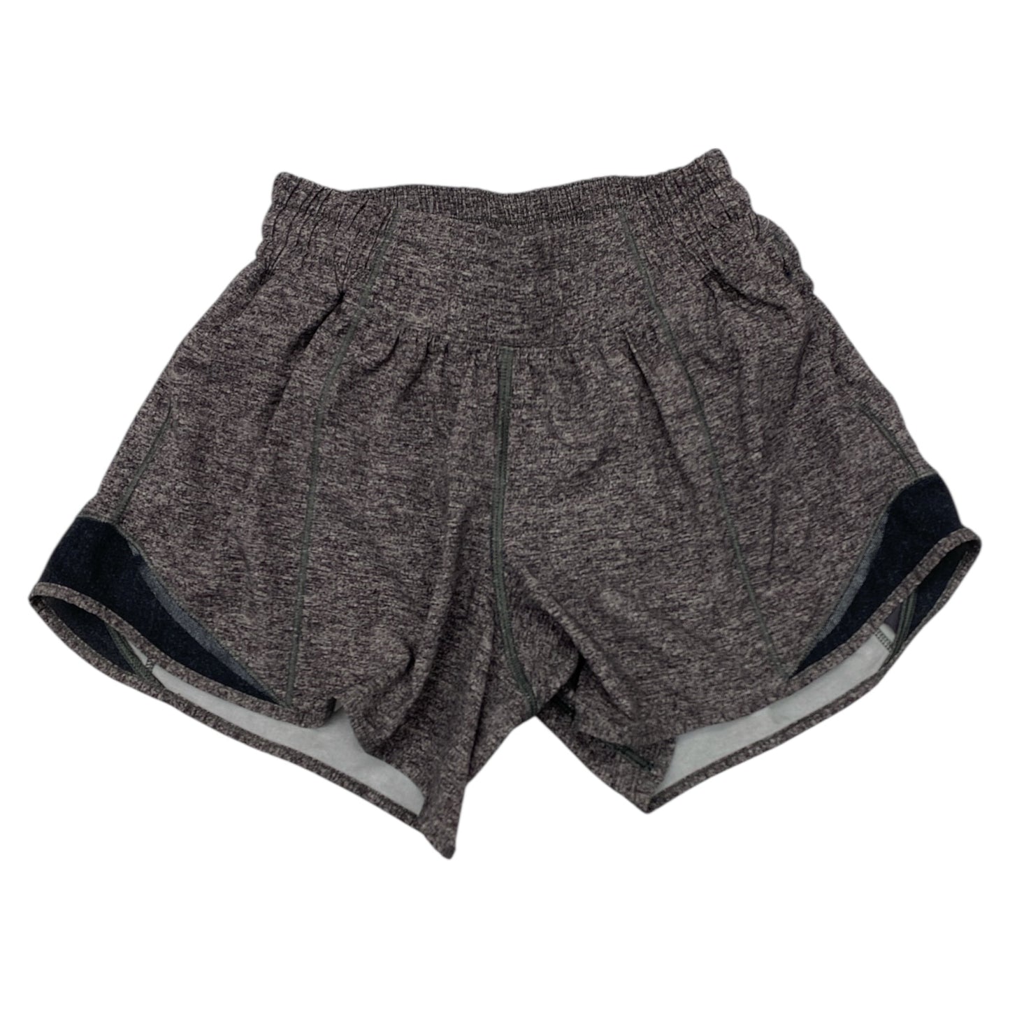 Athletic Shorts By Lululemon In Grey, Size:2
