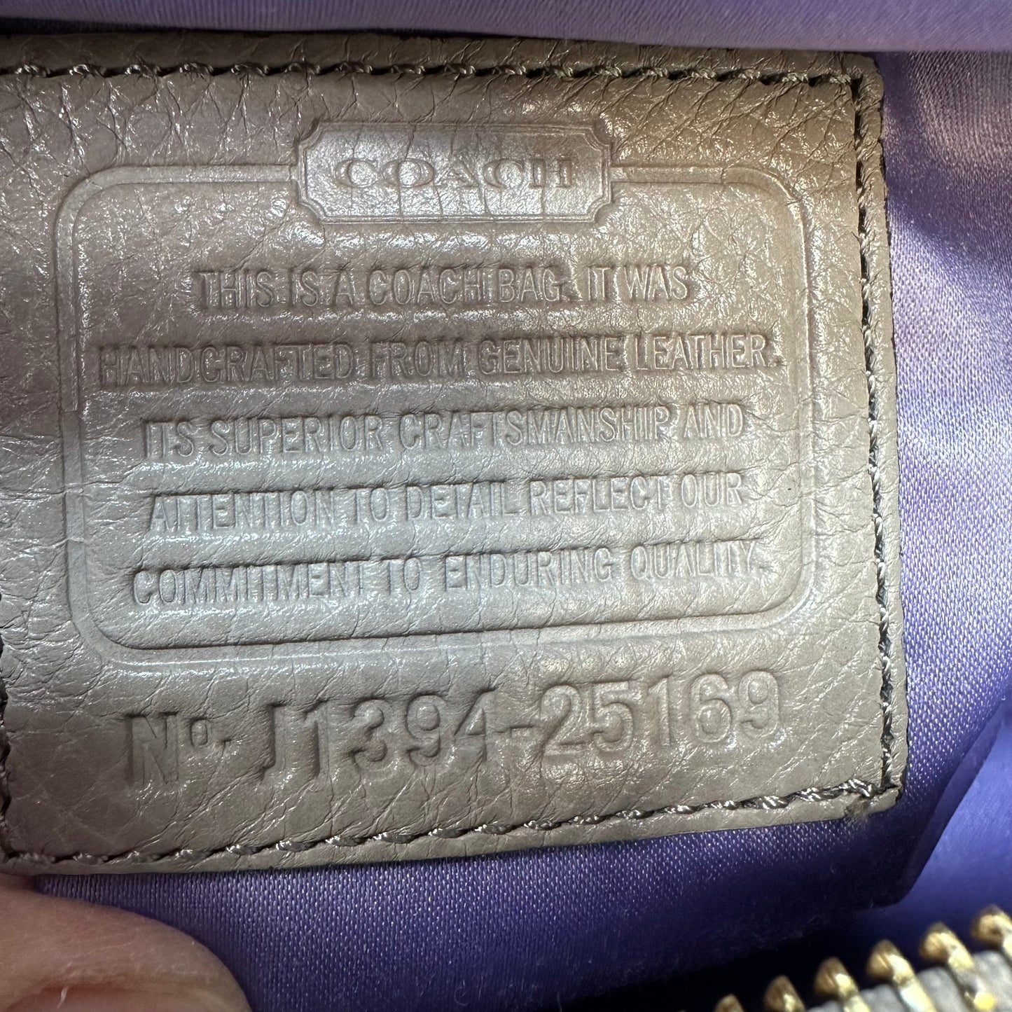 Crossbody Designer By Coach, Size: Medium