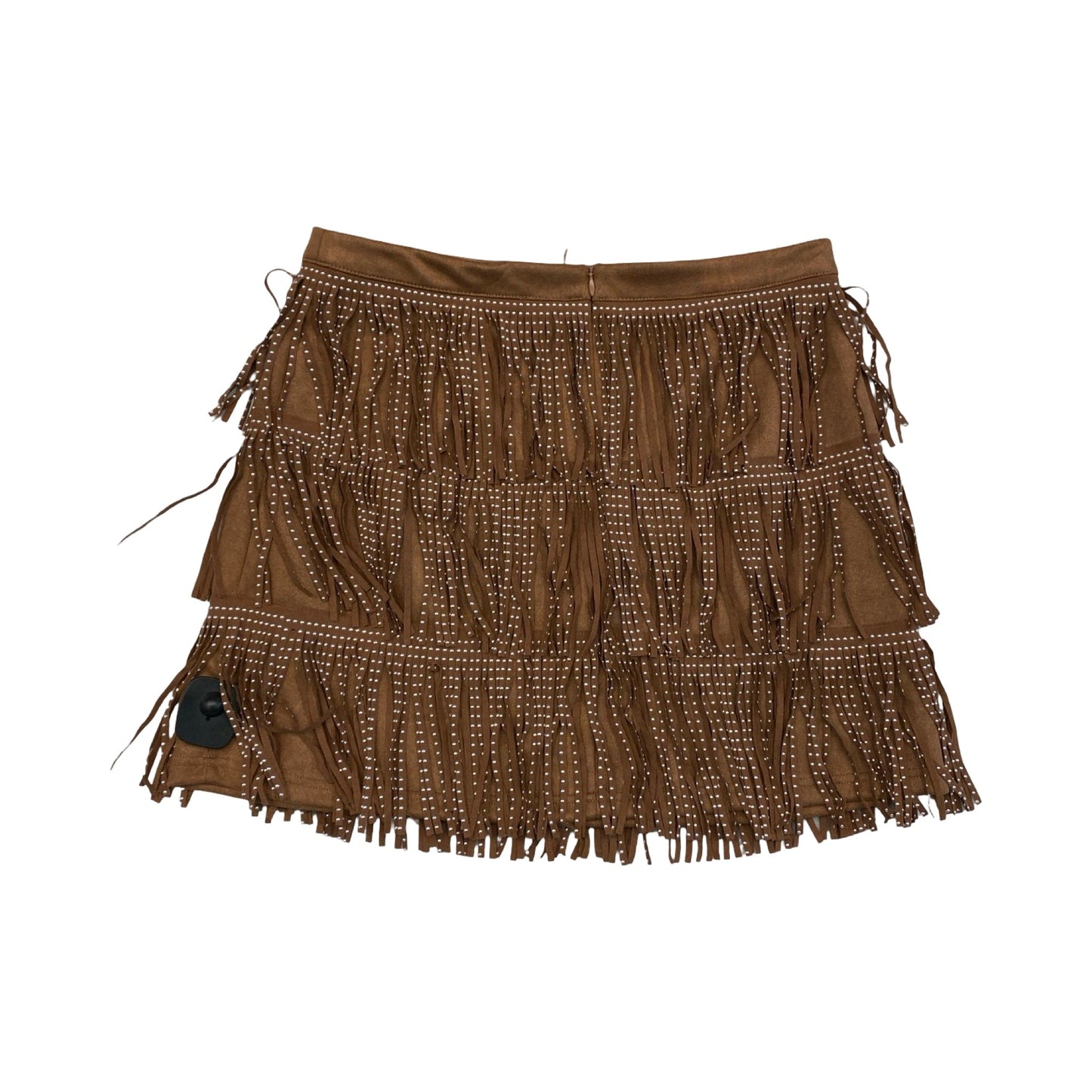 Skirt Mini & Short By Mi Ami In Brown, Size:L