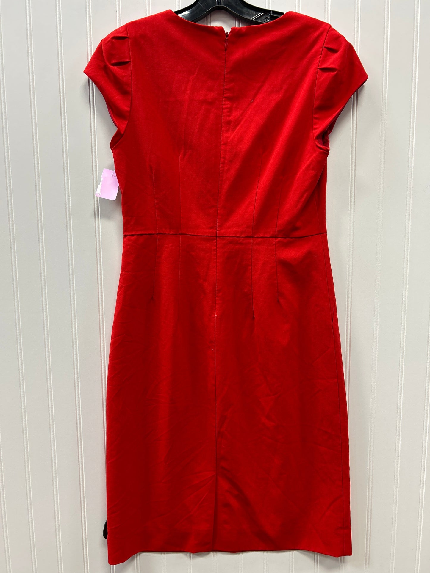 Dress Work By J. Crew In Red, Size:4