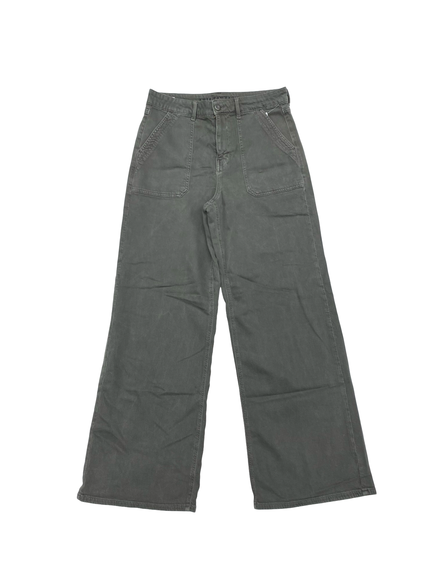Pants Wide Leg By American Eagle In Taupe, Size:8