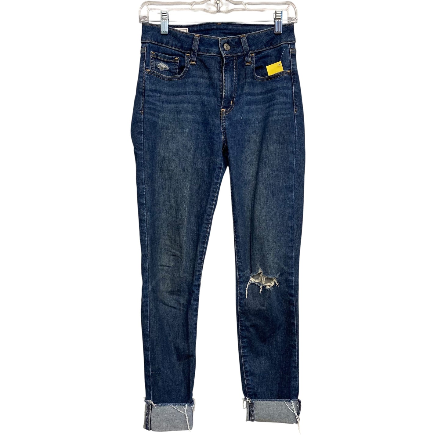 Jeans Cropped By Gap In Blue Denim, Size:4L