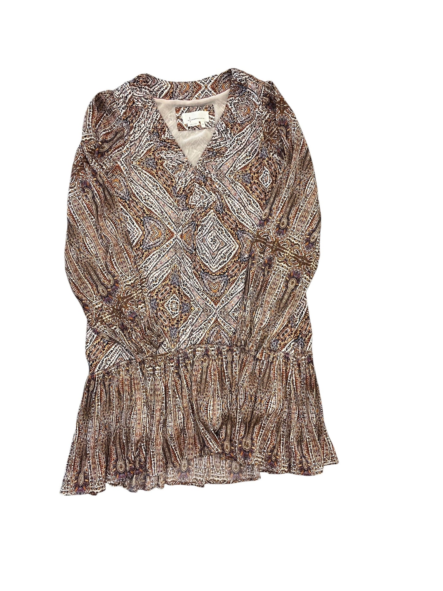 Dress Casual Midi By Anthropologie In Multi, Size:Xs