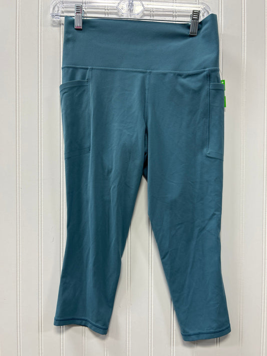 Athletic Leggings Capris By Athleta In Blue, Size:M