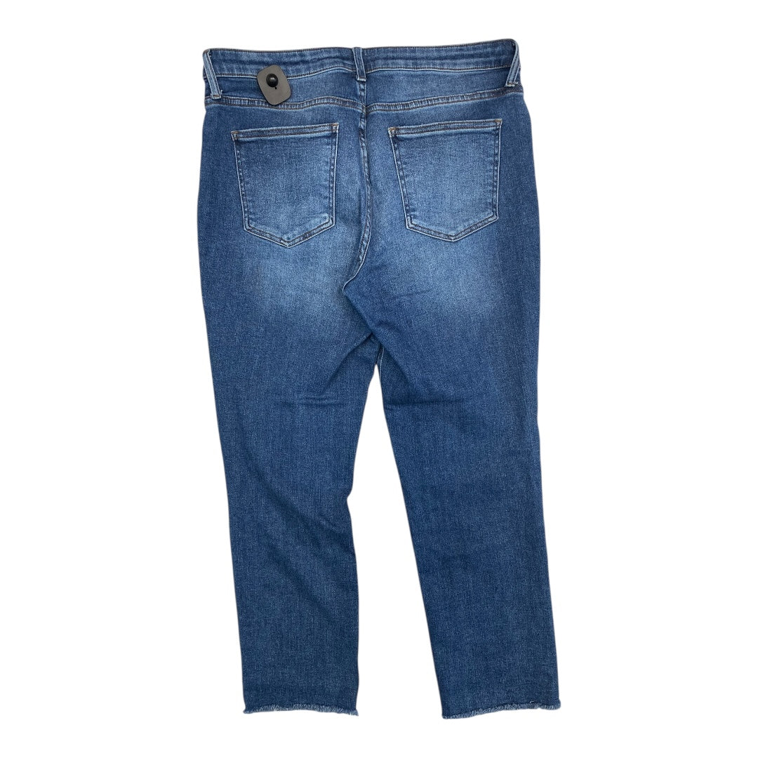 Jeans Boot Cut By Kut In Blue Denim, Size:14