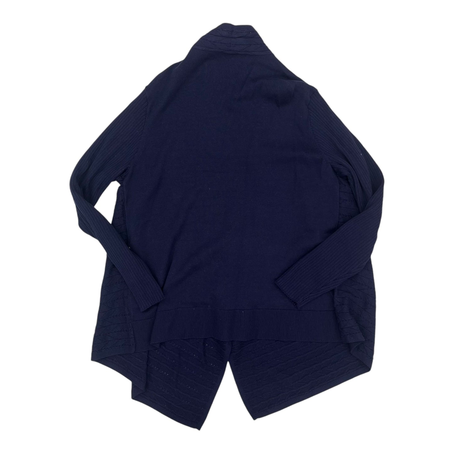 Cardigan By Chaus In Navy, Size:Xl