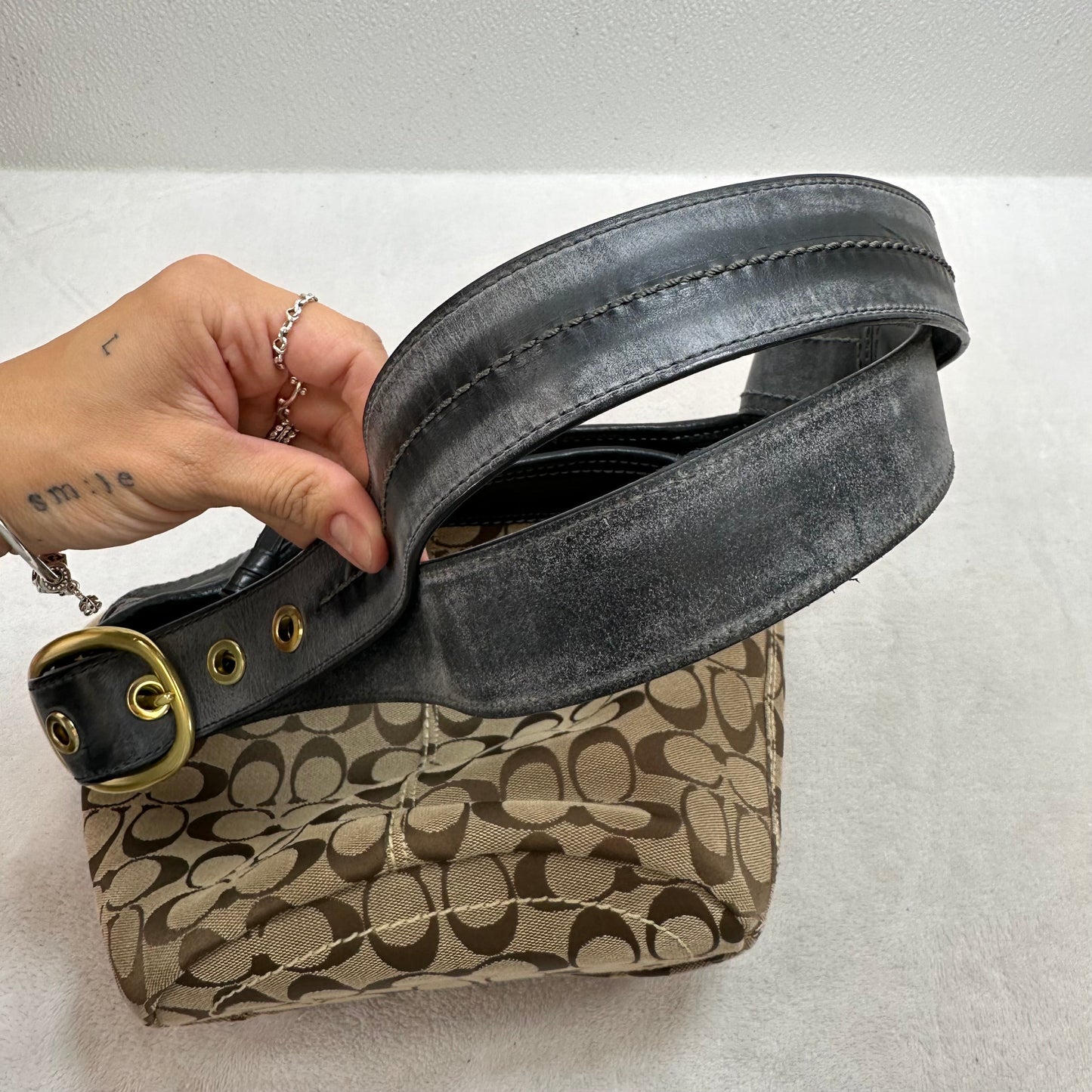 Handbag Designer By Coach, Size: Small