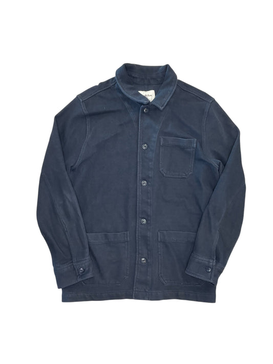 Jacket Shirt By Clothes Mentor In Navy, Size:L