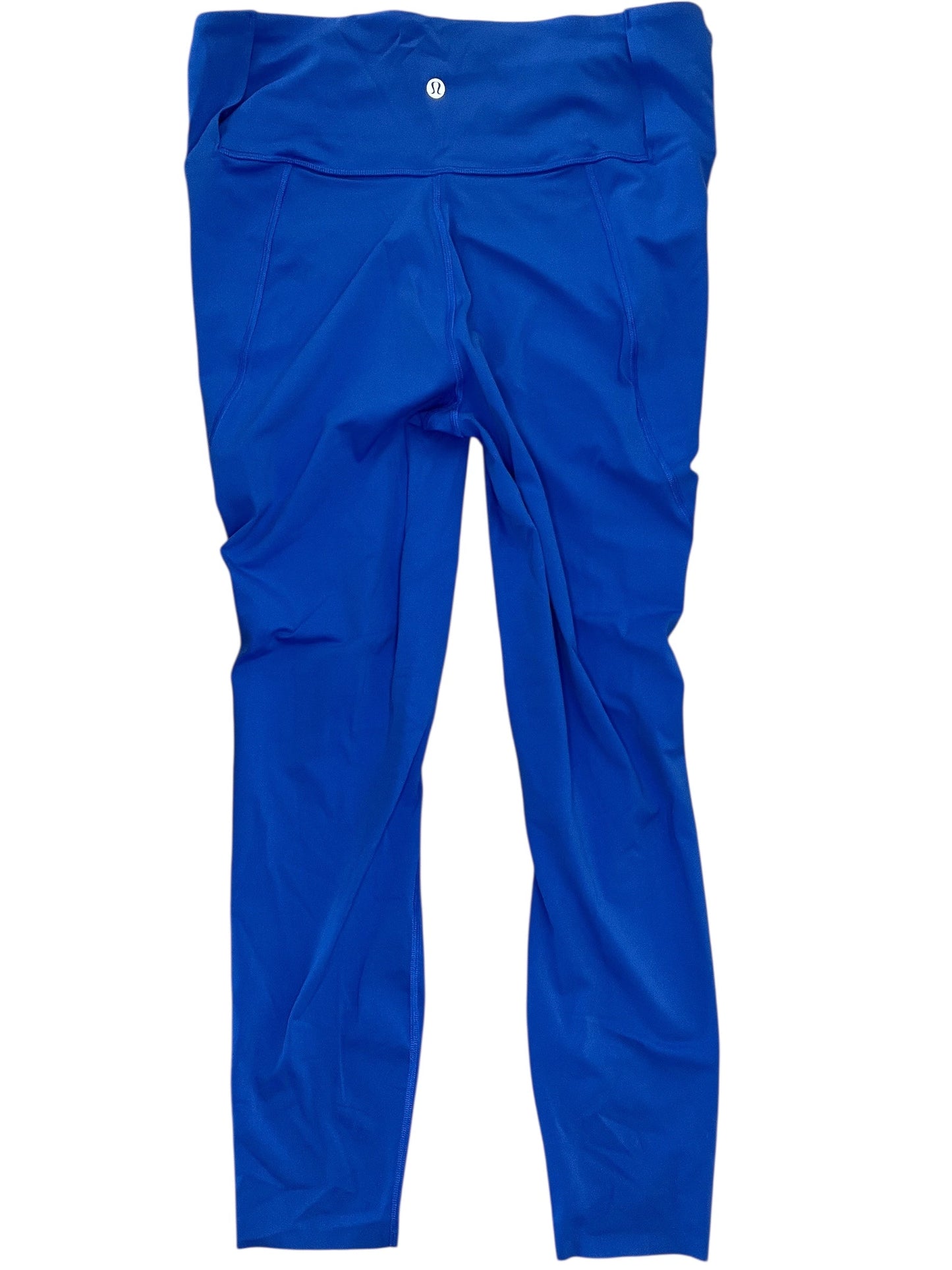 Athletic Leggings By Lululemon In Blue, Size:M