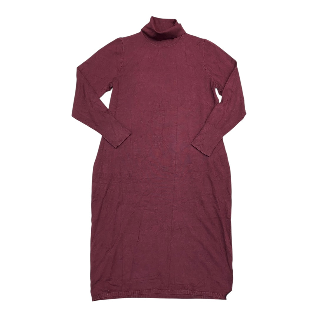 Dress Sweater By Express In Maroon, Size:Xl