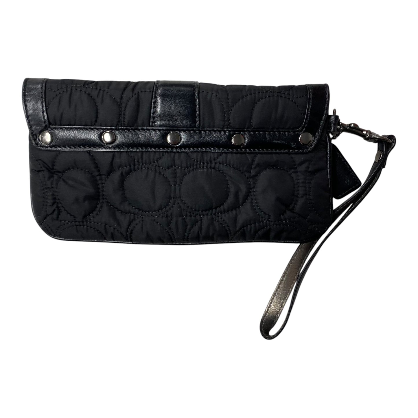 Wristlet Designer By Coach In Black, Size:Small