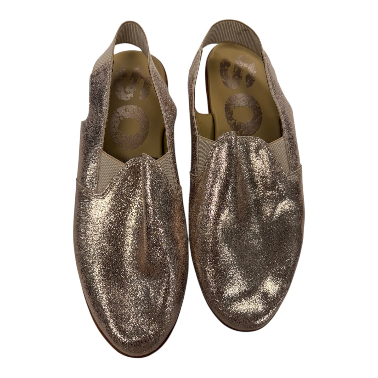 Shoes Flats By Sorel In Gold, Size:10