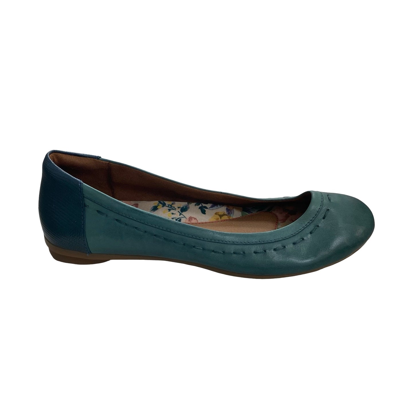 Shoes Flats By Cobb Hill In Teal, Size:6.5