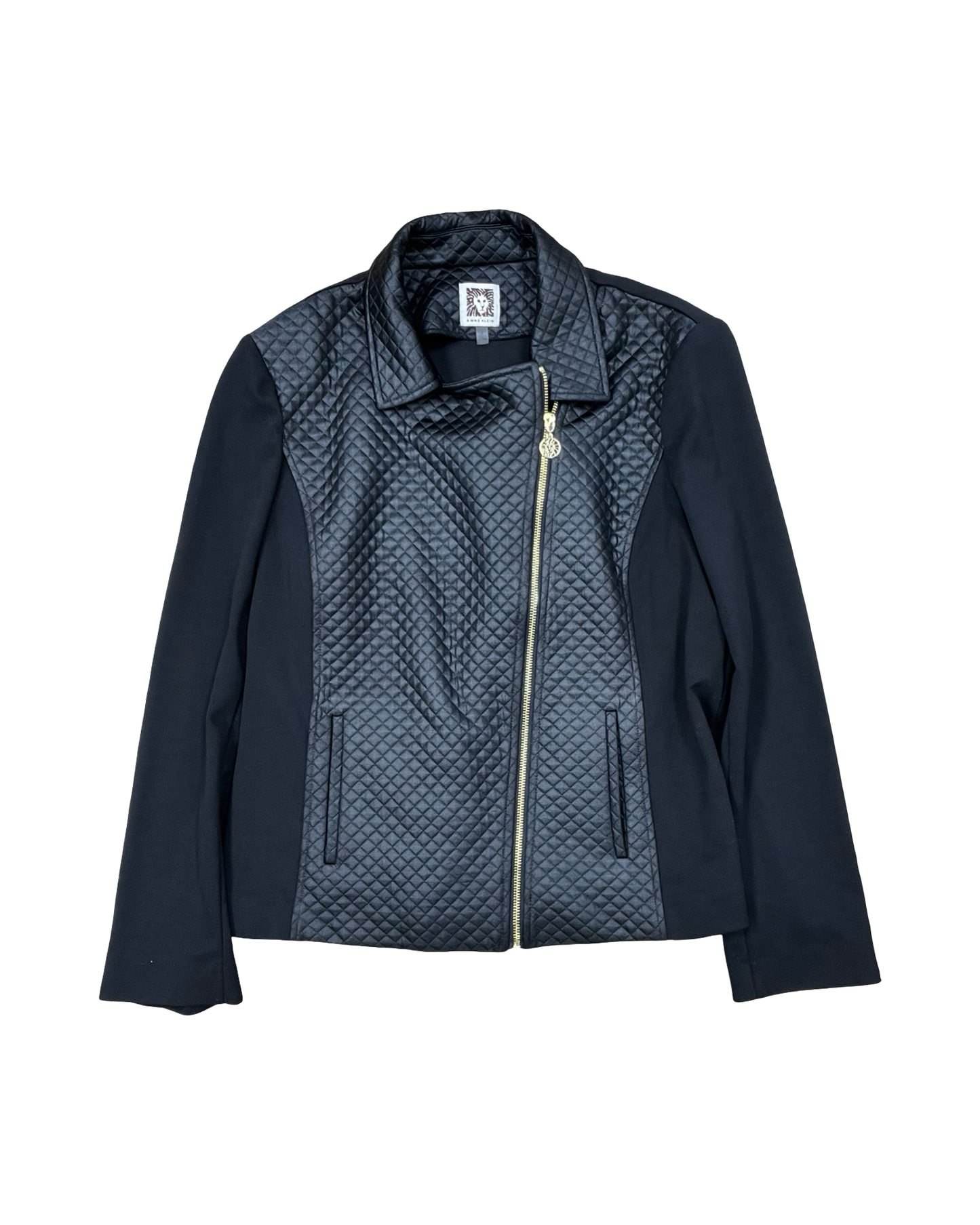 Jacket Other By Anne Klein In Black, Size:L