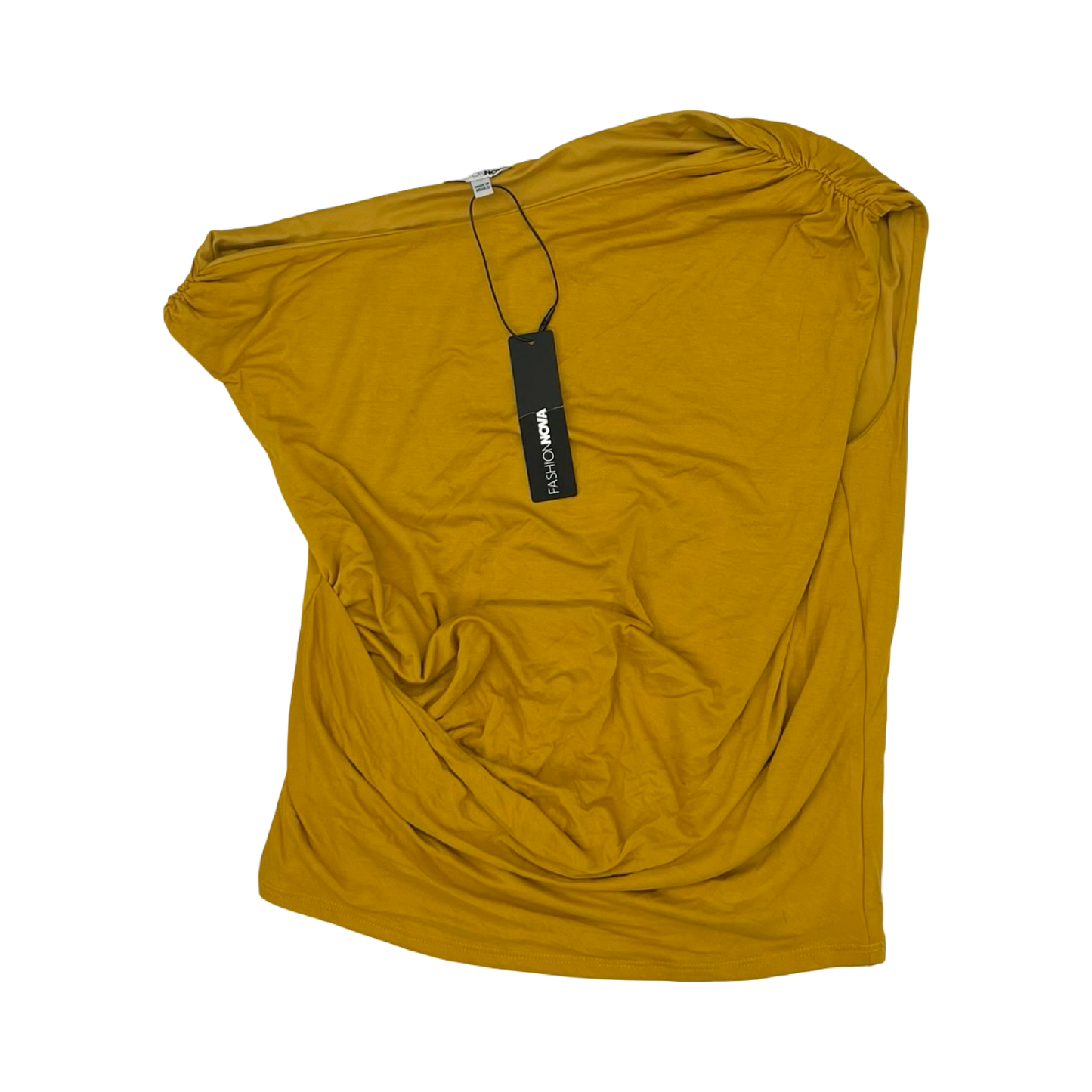 Top Sleeveless By Fashion Nova In Yellow, Size:S