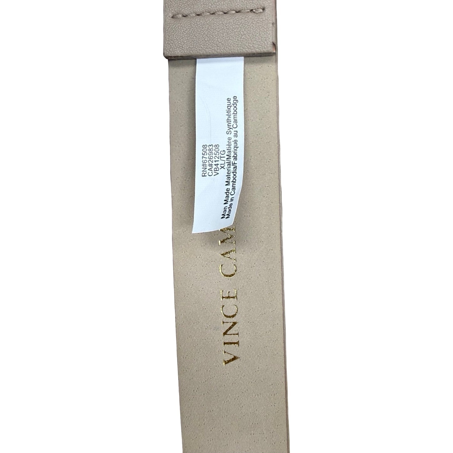 Belt By Vince Camuto In Taupe, Size:Xlarge