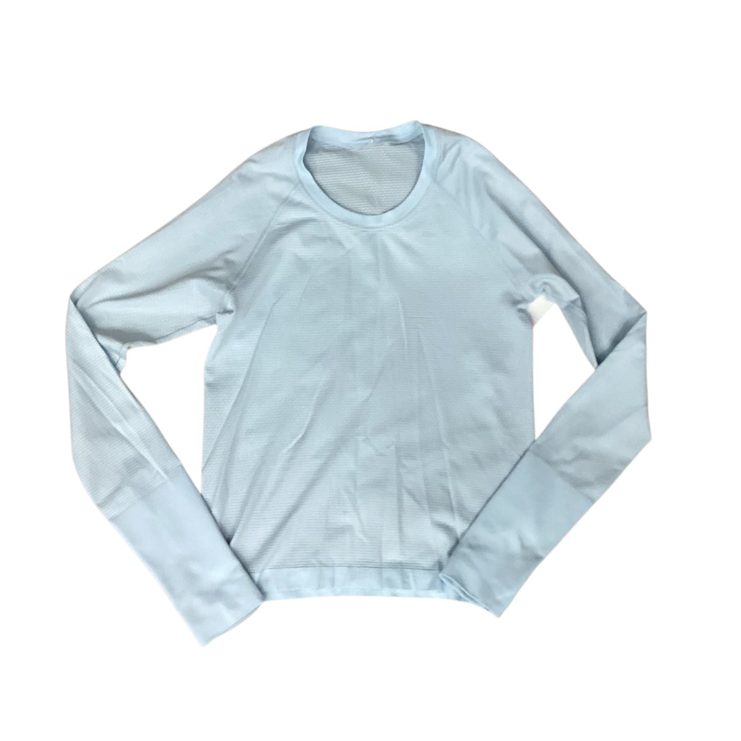 Athletic Top Ls Crewneck By Lululemon In Blue, Size:S