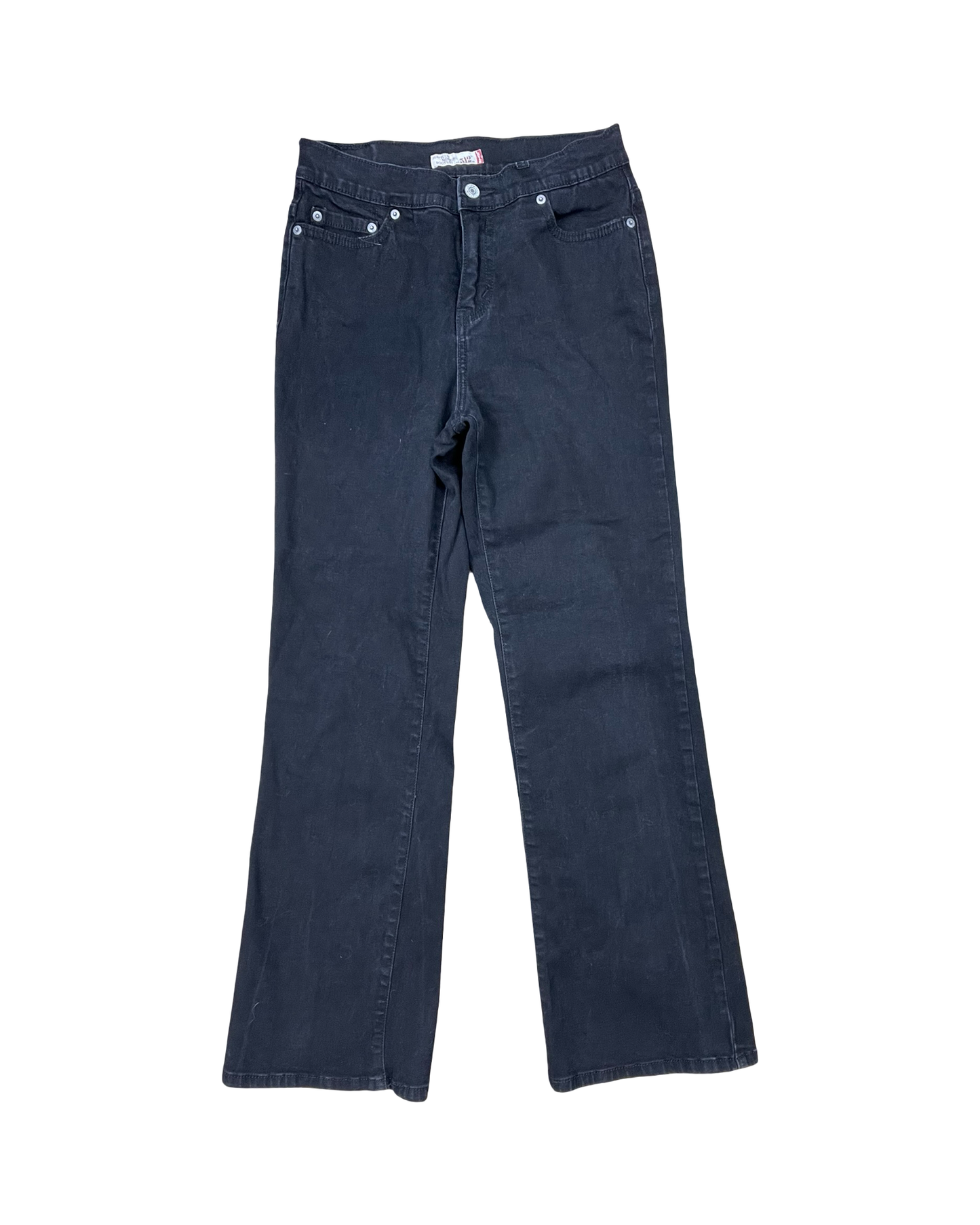 Jeans Boot Cut By Levis In Black, Size:10