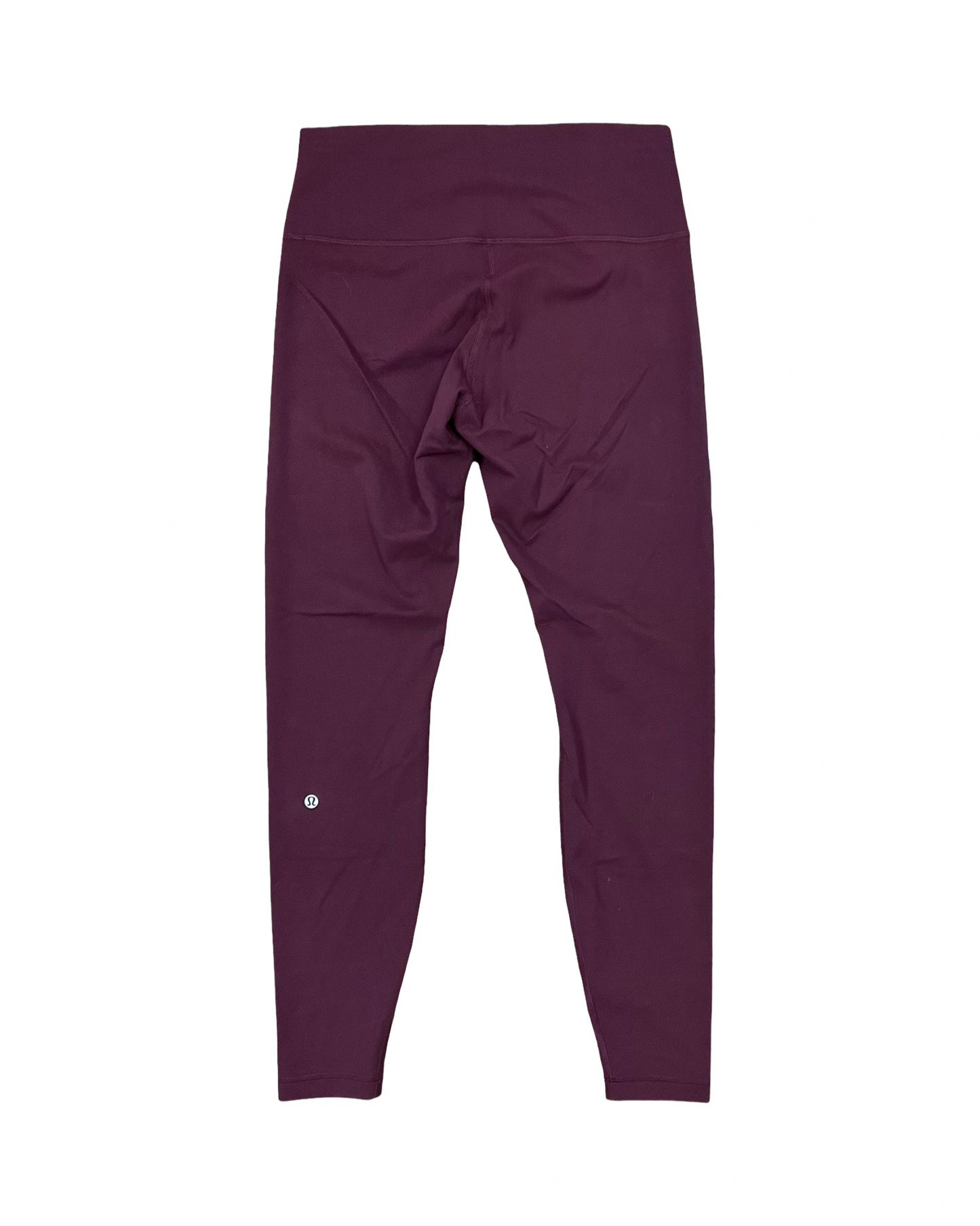 Athletic Leggings By Lululemon In Maroon, Size:L