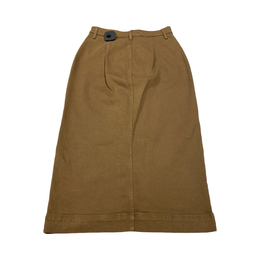 Skirt Maxi By Banana Republic In Brown, Size:4