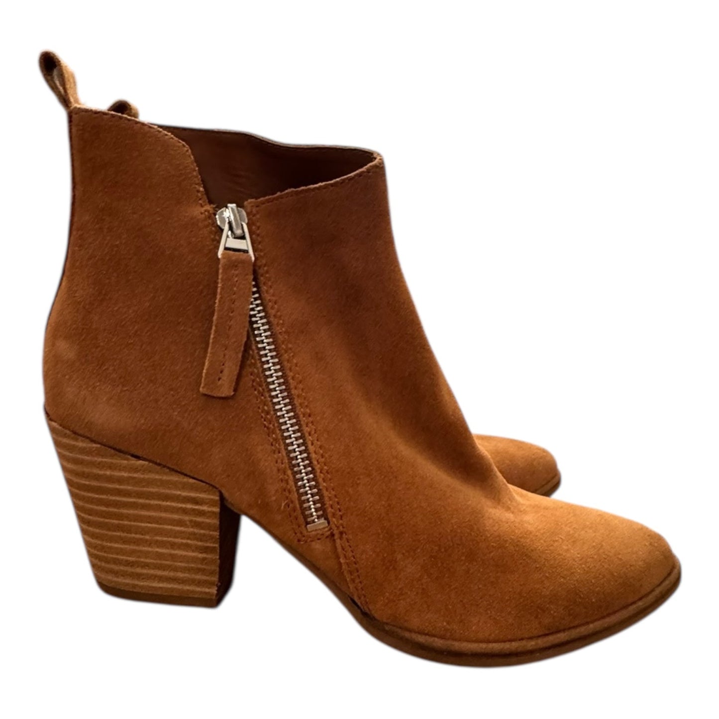 Boots Ankle Heels By Dolce Vita In Brown, Size:8