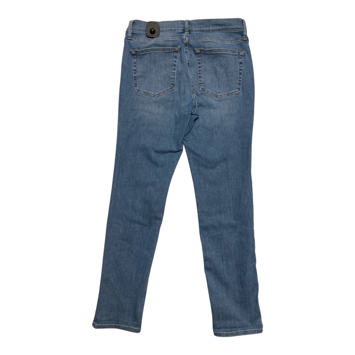 Jeans Straight By Frame In Blue Denim, Size:4