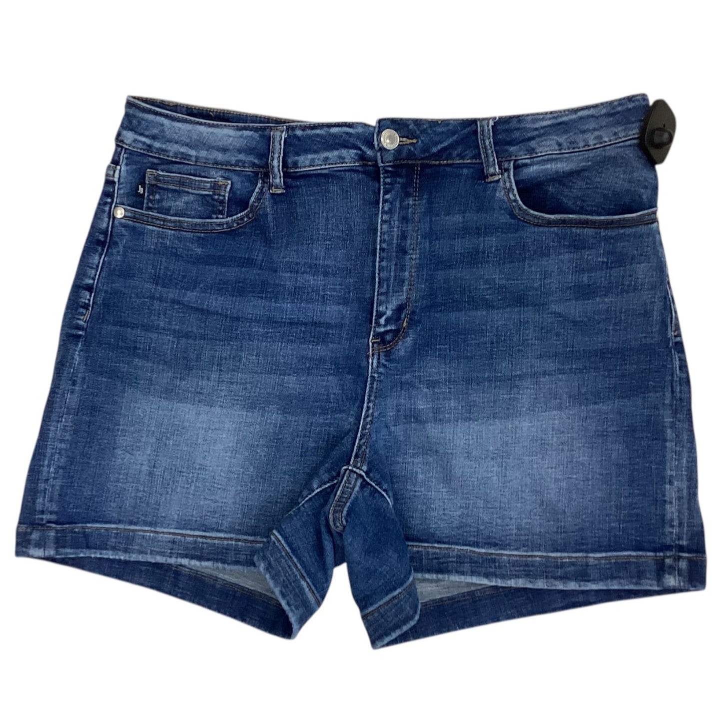Shorts By Judy Blue In Blue Denim, Size:18
