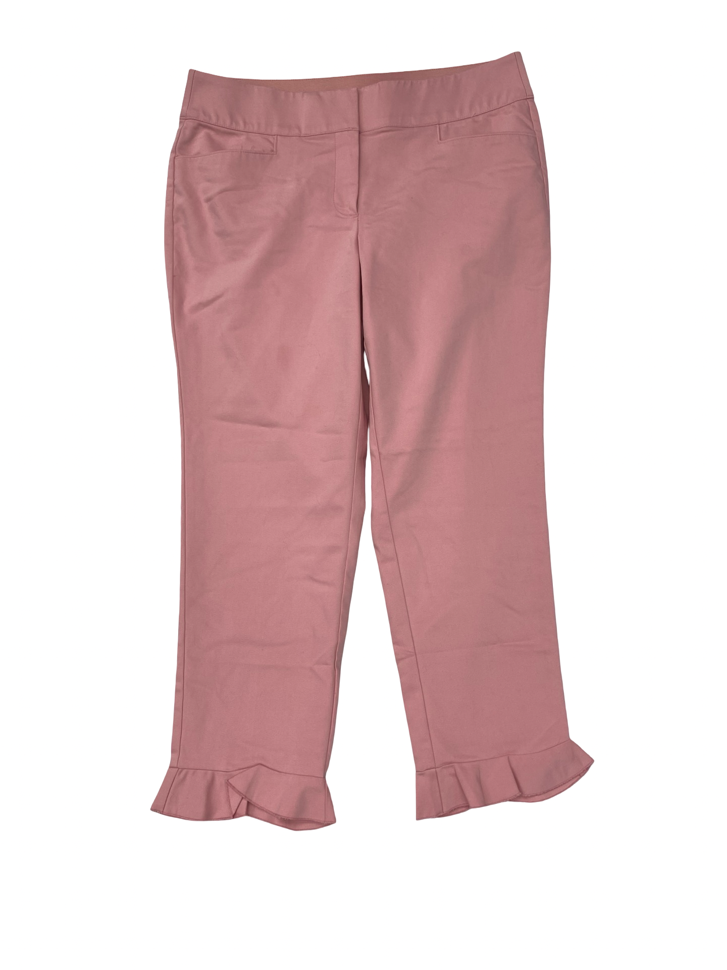 Pants Cropped By Lane Bryant In Pink, Size:14