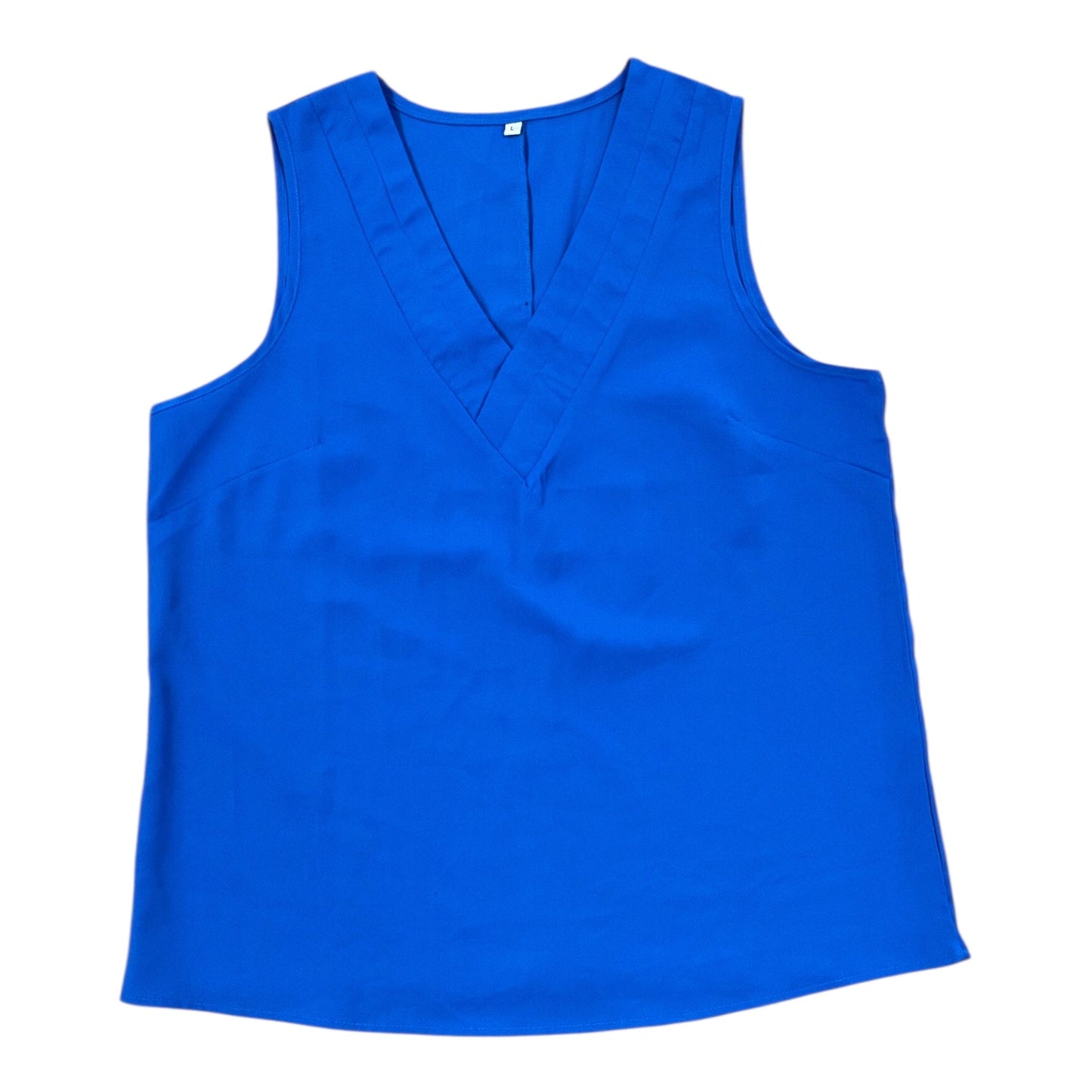 Top Sleeveless By Clothes Mentor In Blue, Size:L